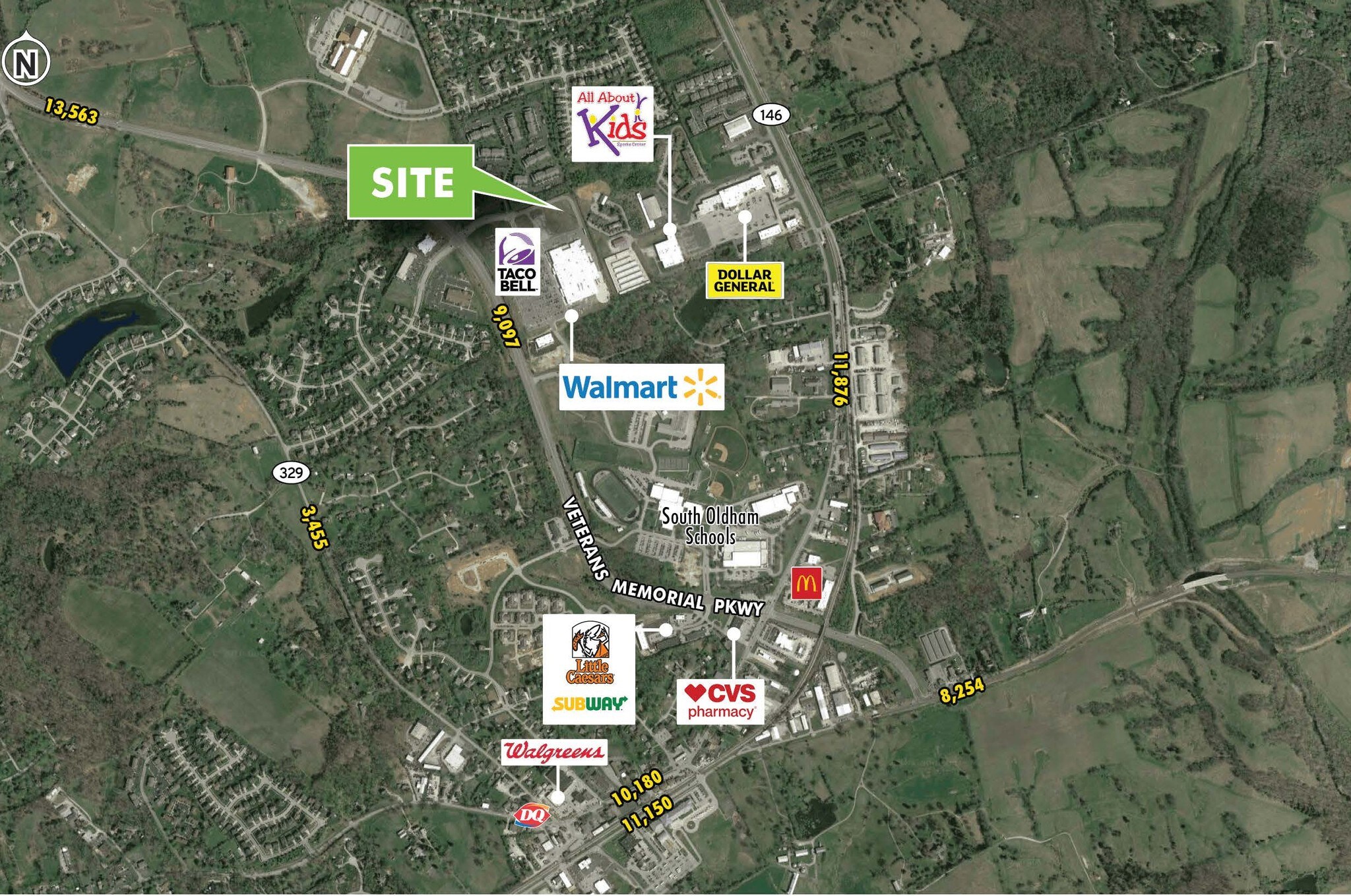 6501 Veterans Memorial Pky, Crestwood, KY, 40014 Commercial Land For