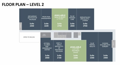 39000 W Seven Mile Rd, Livonia, MI for lease Floor Plan- Image 2 of 2