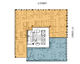 1100 G St NW, Washington, DC for lease Floor Plan- Image 1 of 1