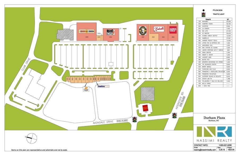 2000 Avondale Dr, Durham, NC for sale - Site Plan - Image 1 of 1