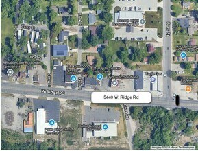 5440 W Ridge Rd, Gary, IN - AERIAL  map view
