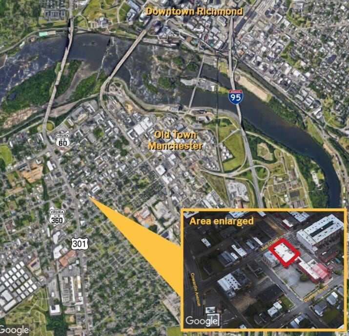 1506 Hull St, Richmond, VA for lease Aerial- Image 1 of 11