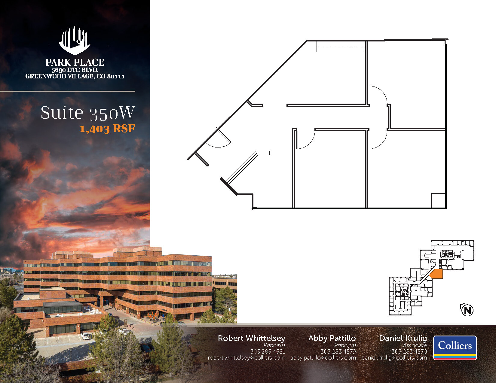 5690 DTC Blvd, Greenwood Village, CO for lease Floor Plan- Image 1 of 1