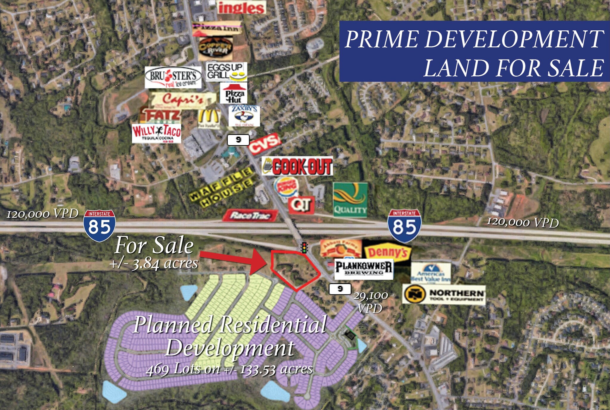 Boiling Springs Hwy & I85, Boiling Springs, SC 29316