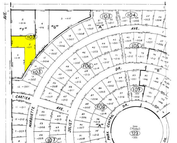 17517 S 80th Ave, Tinley Park, IL for lease - Plat Map - Image 2 of 3