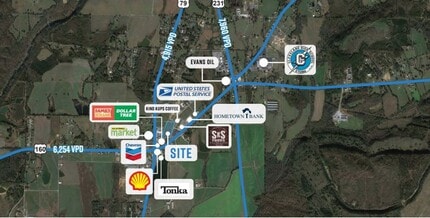 0 Head Dr, Cleveland, AL - AERIAL  map view - Image1