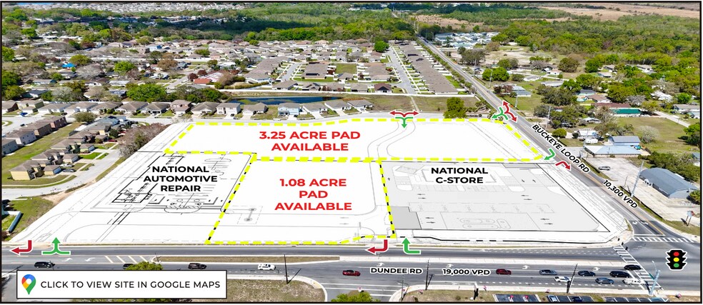 NWC Dundee Rd & Buckeye Rd, Winter Haven, FL for lease - Site Plan - Image 3 of 5