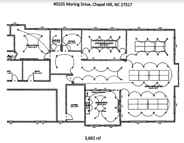 40100-40150 Moring, Chapel Hill, NC for lease Floor Plan- Image 1 of 20