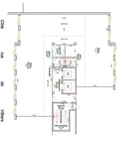 66-70 Rue De Villiers, 92300 Levallois-Perret, Levallois-Perret for lease - Floor Plan - Image 2 of 2