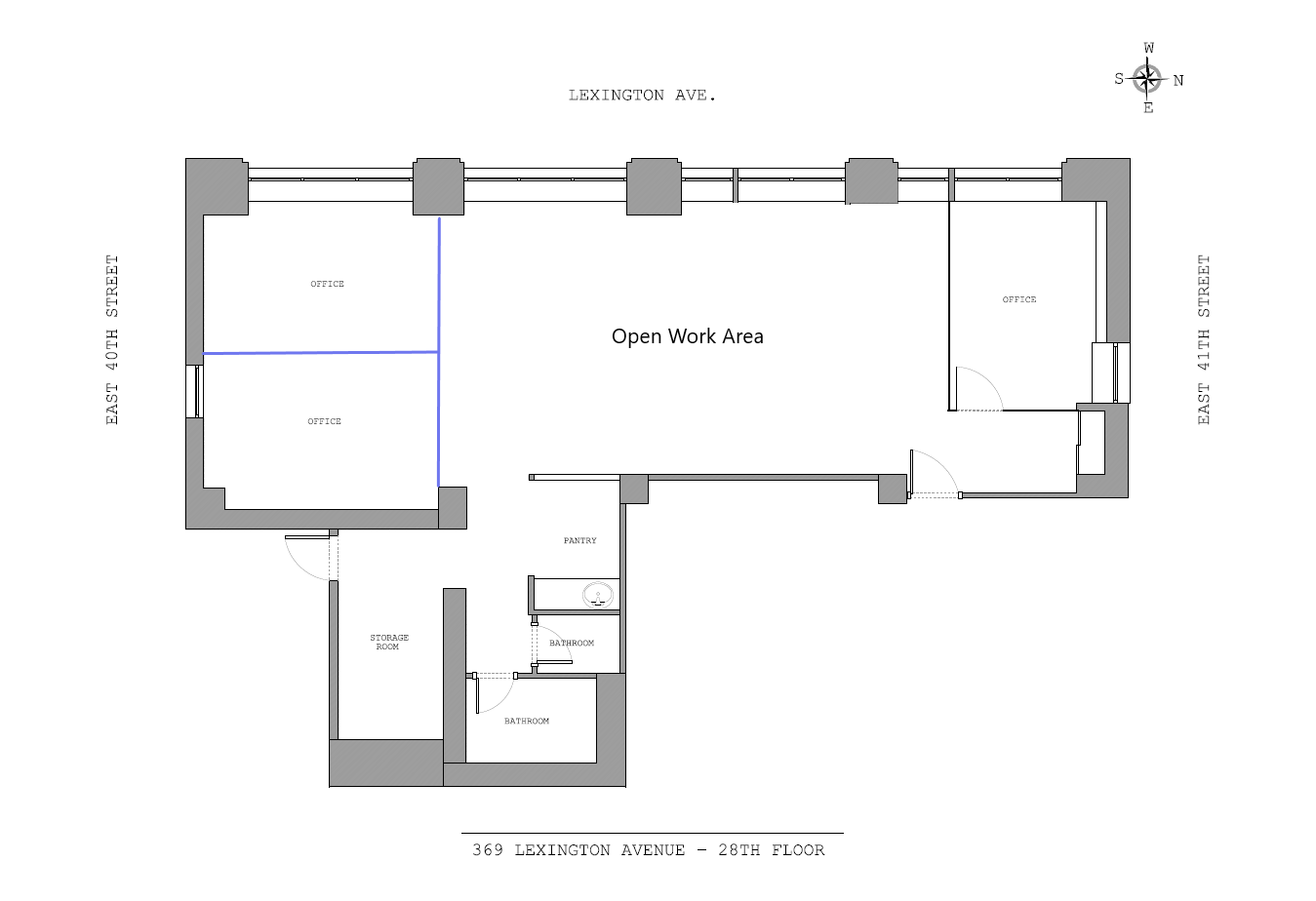 369 Lexington Ave, New York, NY for lease Floor Plan- Image 1 of 4