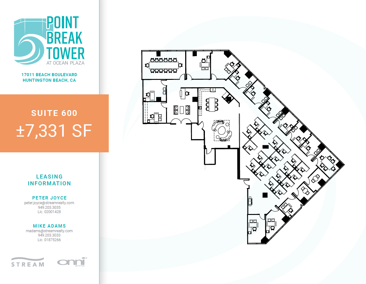 17011 Beach Blvd, Huntington Beach, CA for lease Floor Plan- Image 1 of 1