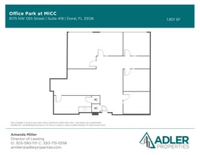 7925 NW 12th St, Doral, FL for lease Floor Plan- Image 1 of 1