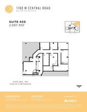 1100 W Central Rd, Arlington Heights, IL for lease Floor Plan- Image 1 of 2