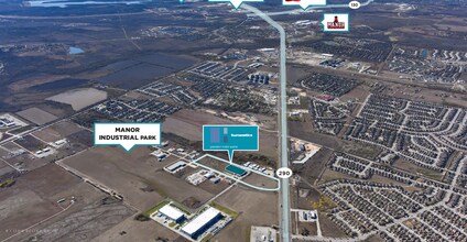 13006 Beltex Dr, Manor, TX - AERIAL  map view