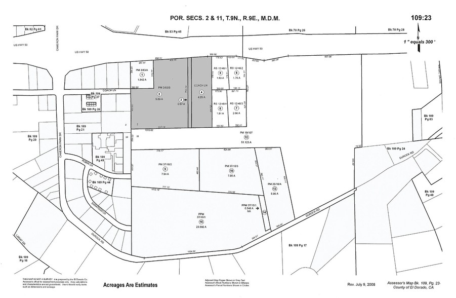 1 Coach Lane, Cameron Park, CA for sale - Plat Map - Image 3 of 12