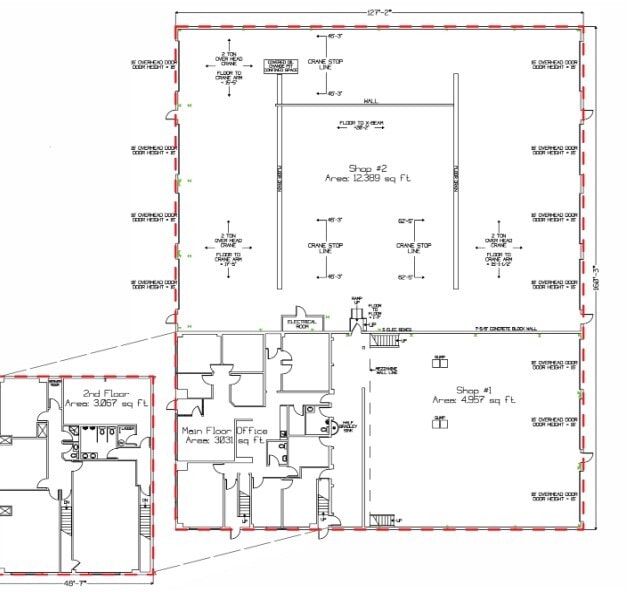10211 88 Av, Clairmont, AB for lease Floor Plan- Image 1 of 1