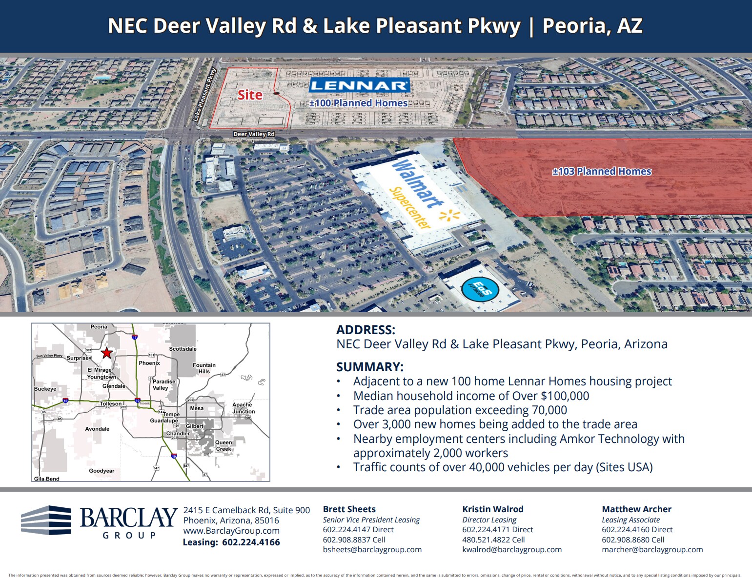 Deer Valley and Lake Pleasant Pkwy rd, Peoria, AZ for lease Building Photo- Image 1 of 2