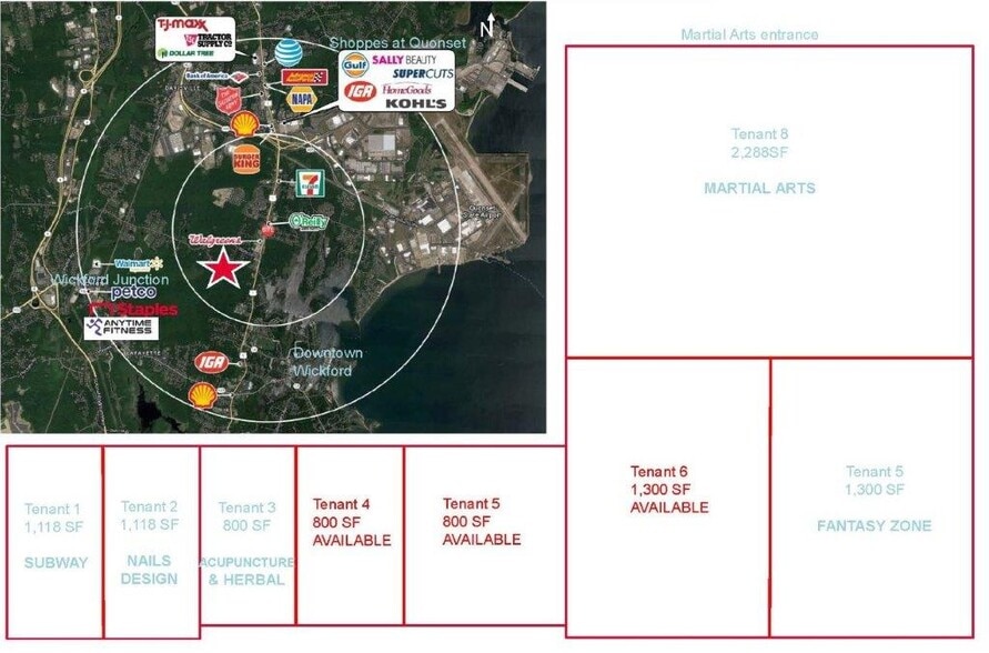 7610 Post Rd, North Kingstown, RI for lease - Typical Floor Plan - Image 2 of 12