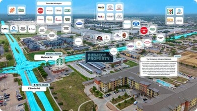 4635 Matlock Rd, Arlington, TX - AERIAL  map view