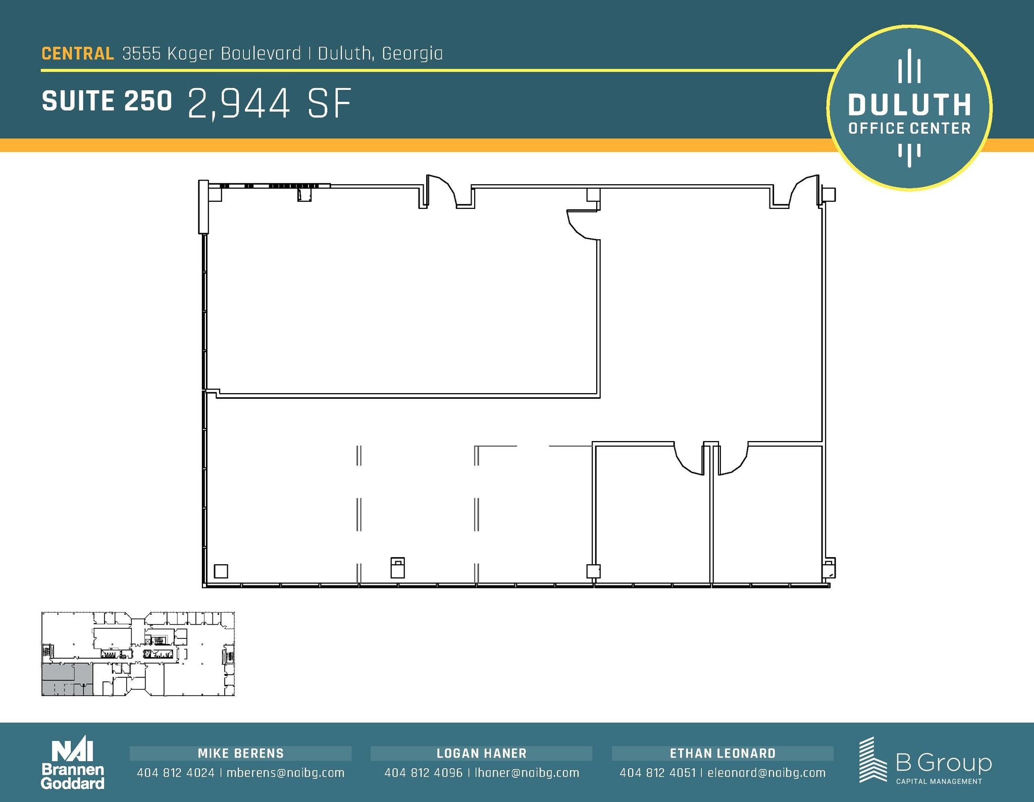 3505 Koger Blvd, Duluth, GA for lease Floor Plan- Image 1 of 1