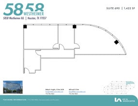 5858 Westheimer Rd, Houston, TX for lease Floor Plan- Image 1 of 2