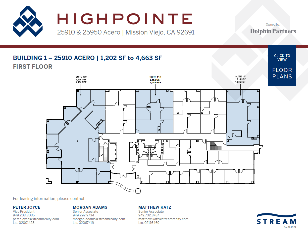 25950 Acero, Mission Viejo, CA for lease Floor Plan- Image 1 of 1