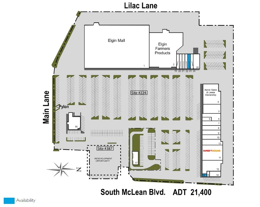 302-308 S McLean Blvd, Elgin, IL for sale Site Plan- Image 1 of 1