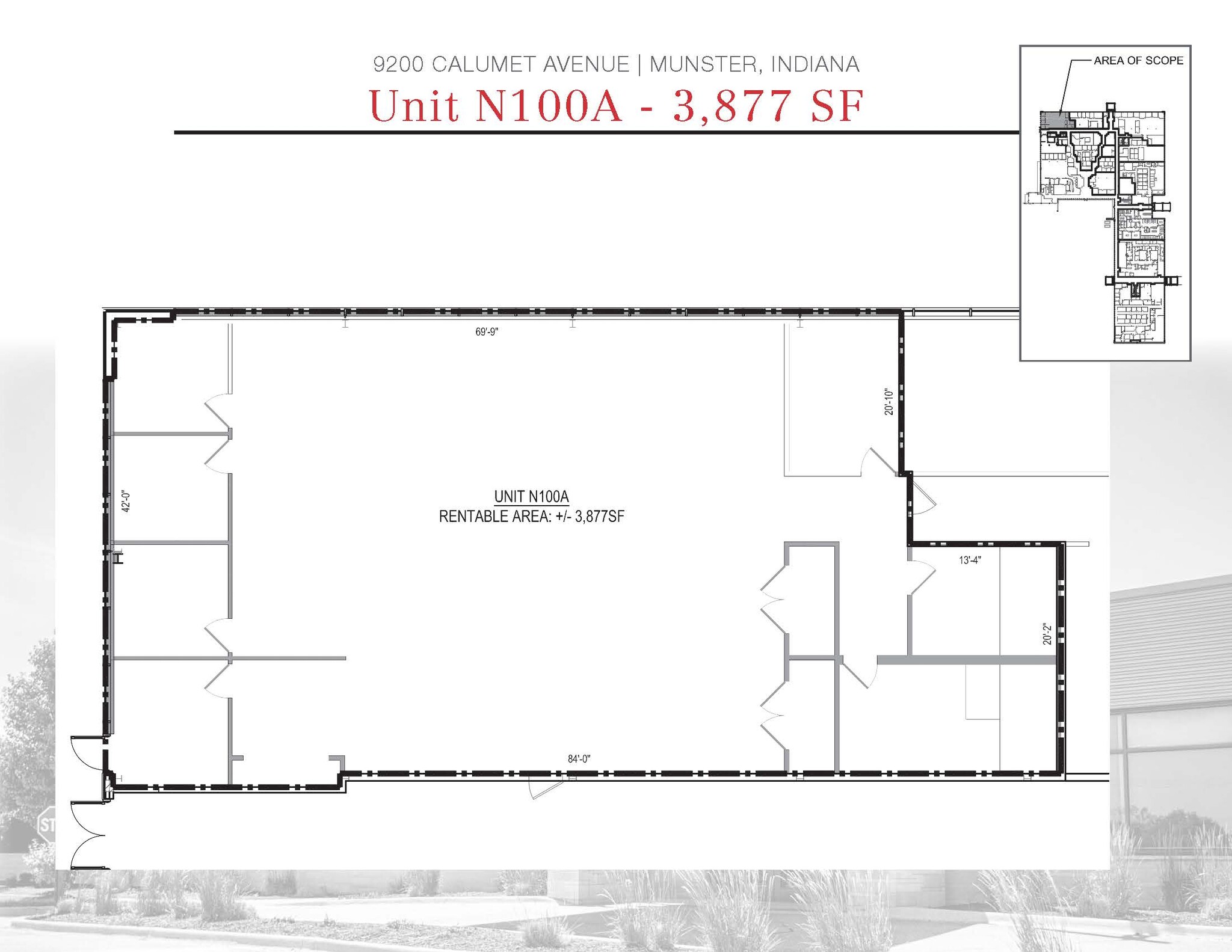 9200 Calumet Ave, Munster, IN for lease Floor Plan- Image 1 of 1