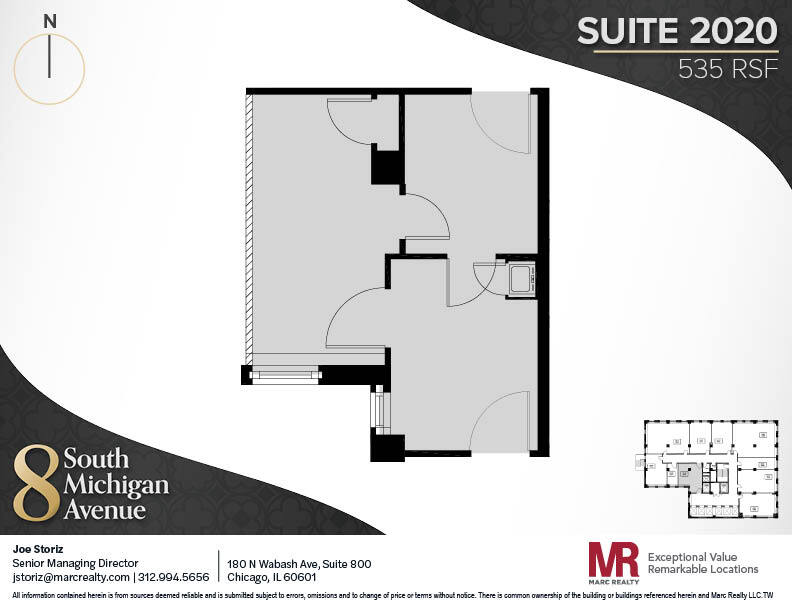 8 S Michigan Ave, Chicago, IL for lease Floor Plan- Image 1 of 5