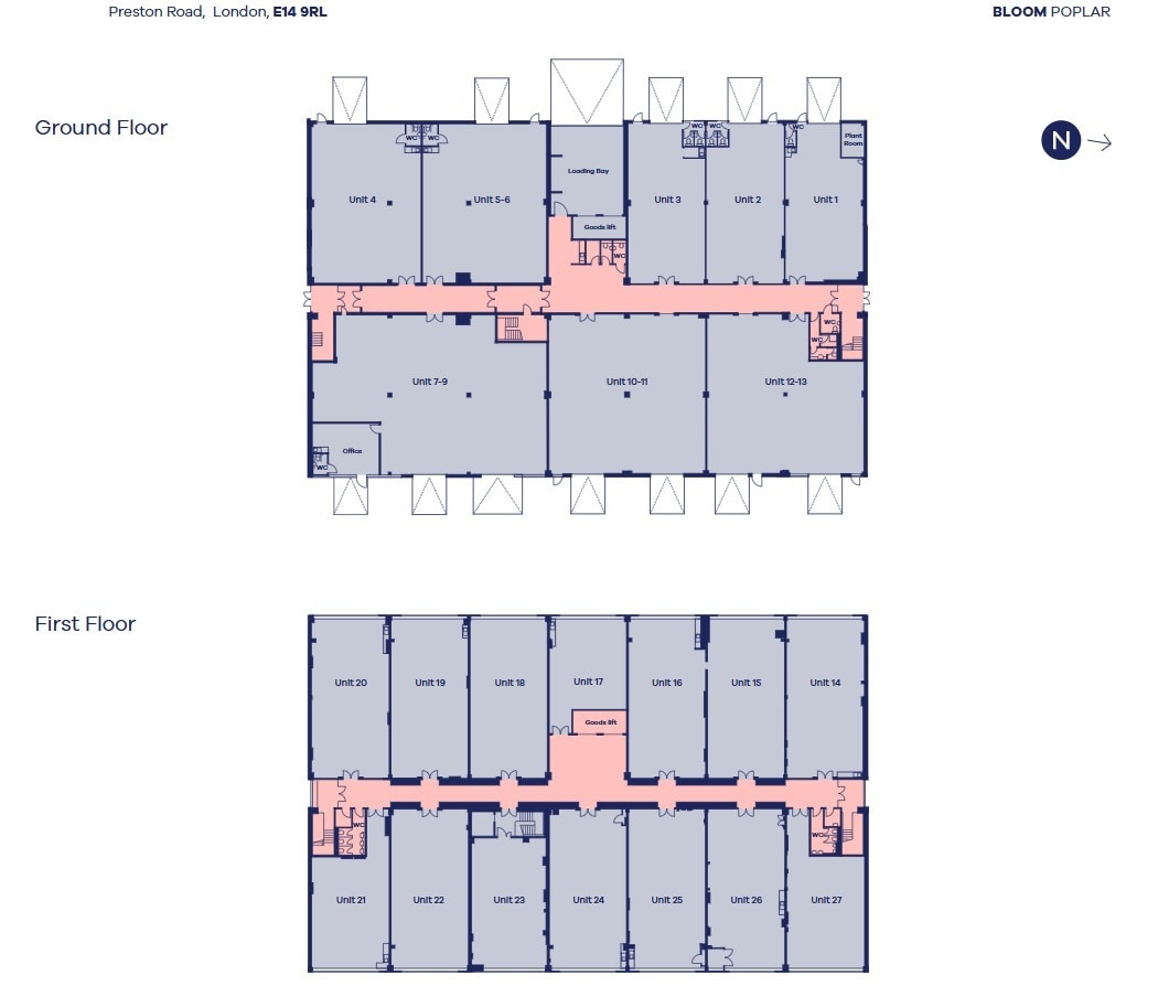 10 Prestons Rd, London for lease Floor Plan- Image 1 of 1