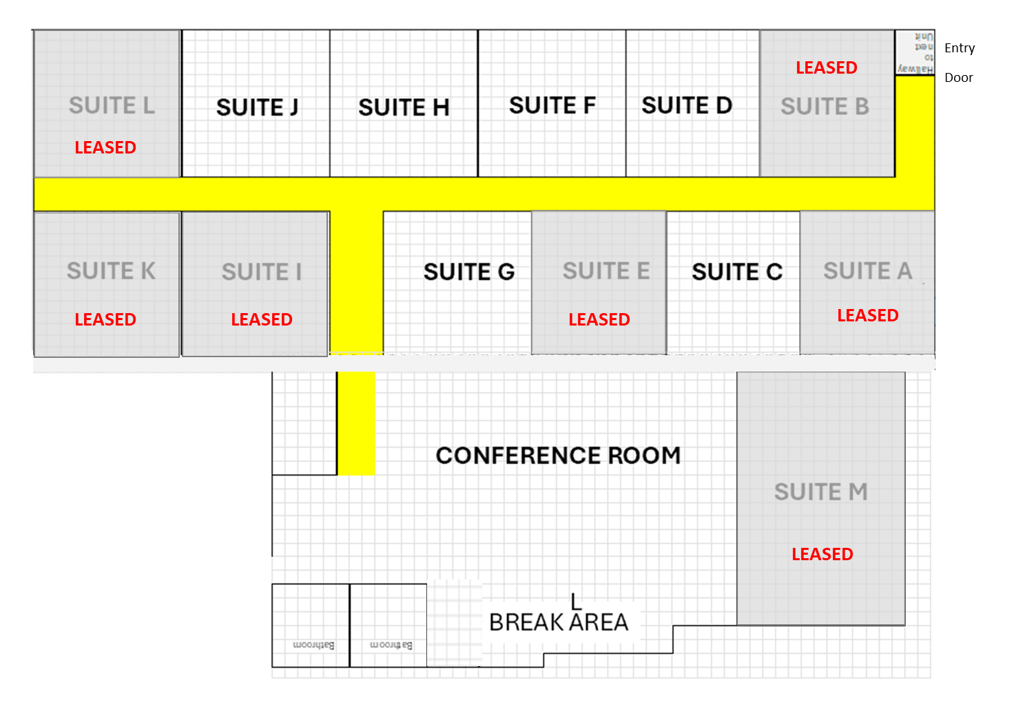 39918-39936 US Highway 19 N, Tarpon Springs, FL for lease Floor Plan- Image 1 of 2