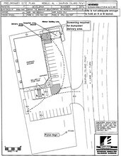2158 Dauphin Island Pky, Mobile, AL for lease Site Plan- Image 2 of 3