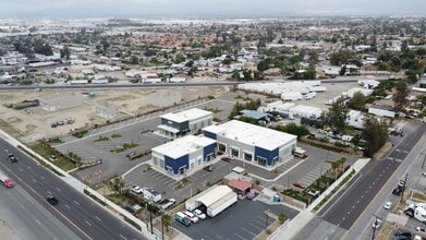 15252 Valley Blvd, Fontana, CA - AERIAL  map view
