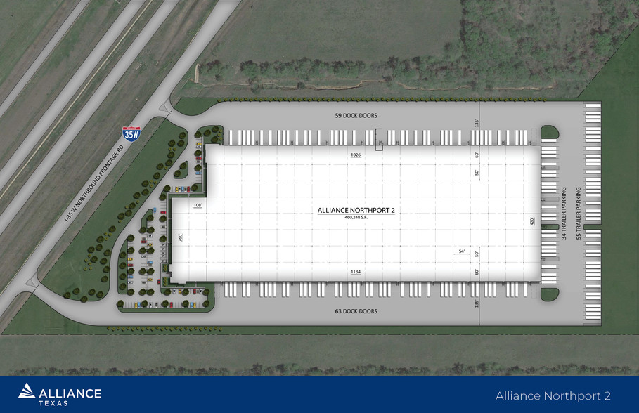 17801 I-35W Frontage Rd, Roanoke, TX for sale - Site Plan - Image 1 of 1