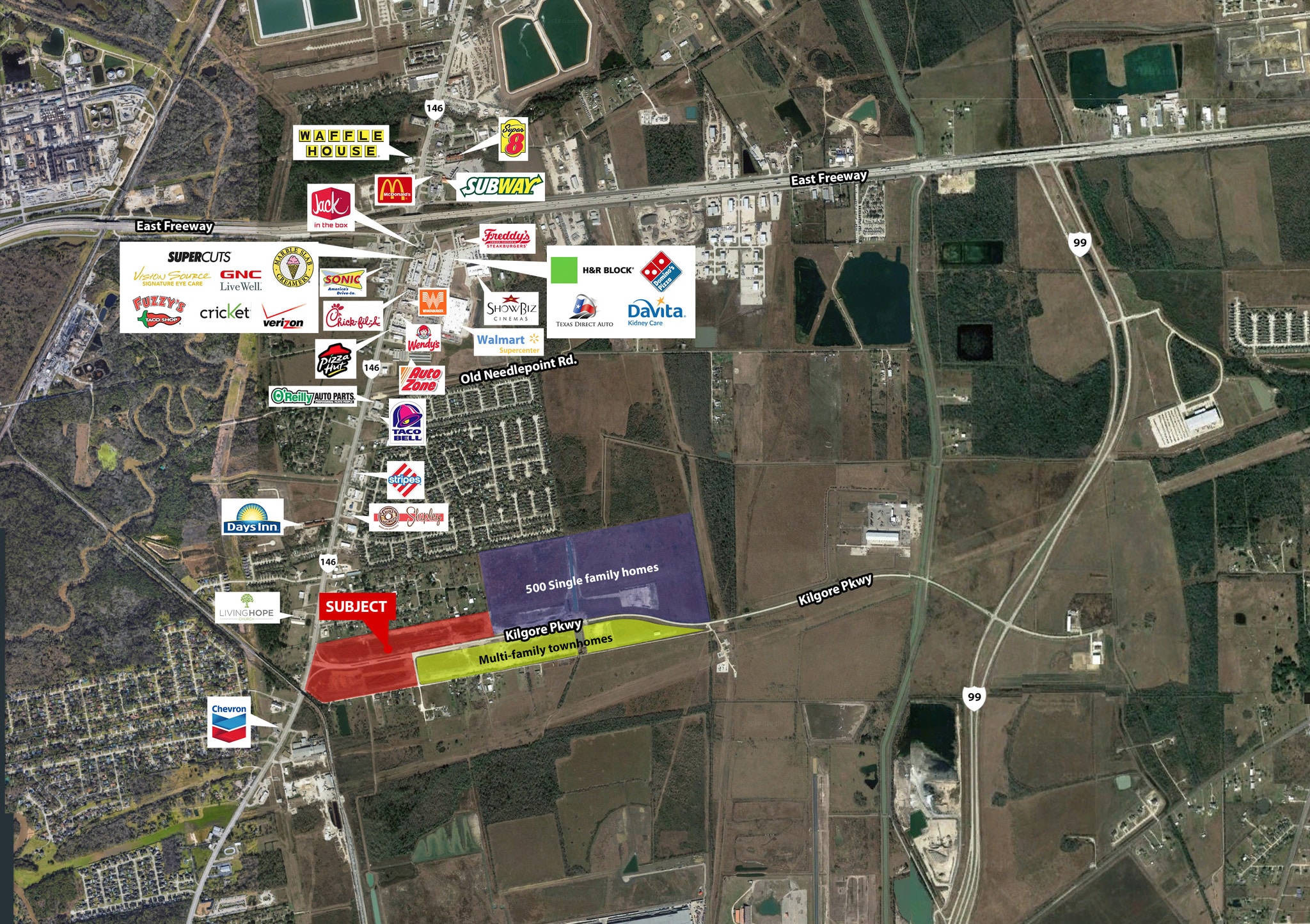 Hwy 146 & Kilgore Pky, Baytown, TX for lease Primary Photo- Image 1 of 7