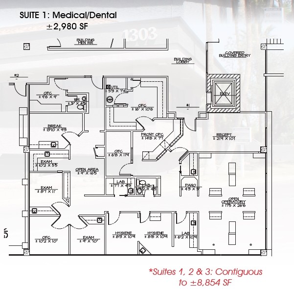 1303 S Longmore Rd, Mesa, AZ for lease Floor Plan- Image 1 of 1