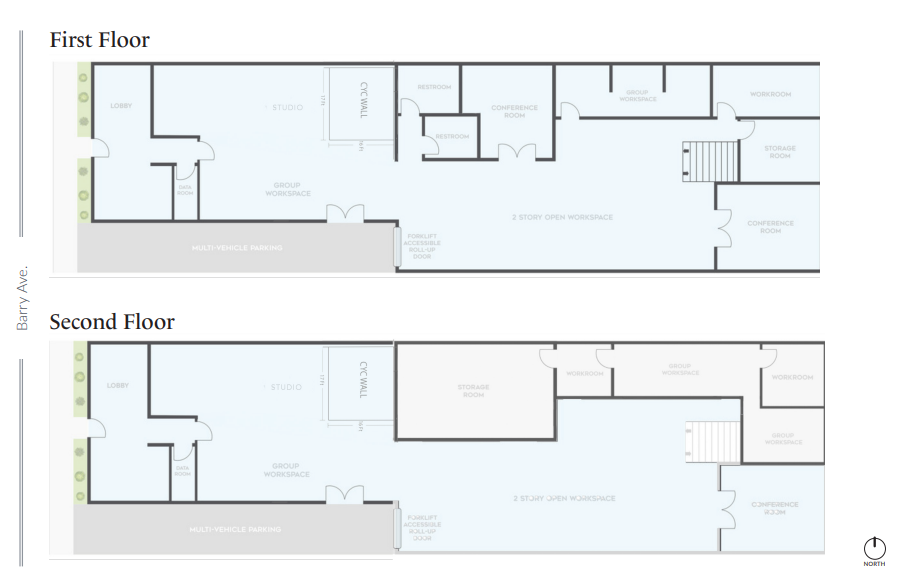 2228 Barry Ave, Los Angeles, CA for lease Floor Plan- Image 1 of 1