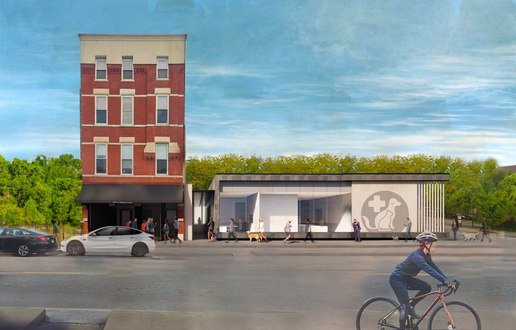 1301-1307 N Clybourn St, Chicago, IL for lease Building Photo- Image 1 of 6