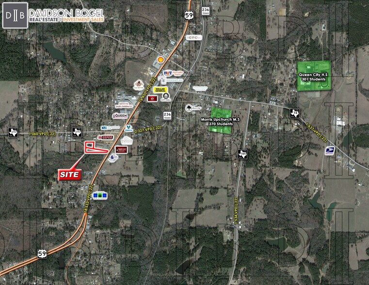 SWQ Hwy. 59 & Hickory St., Queen City, TX 75572 Land for Sale