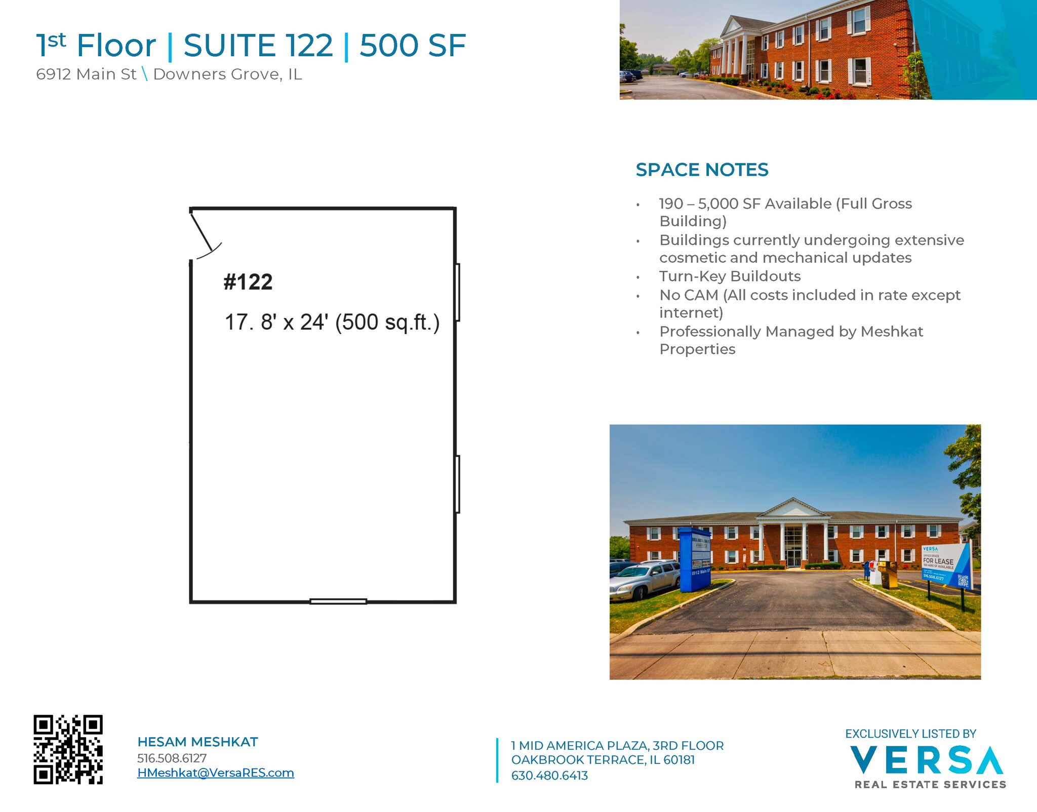 6912 Main St, Downers Grove, IL for lease Floor Plan- Image 1 of 1