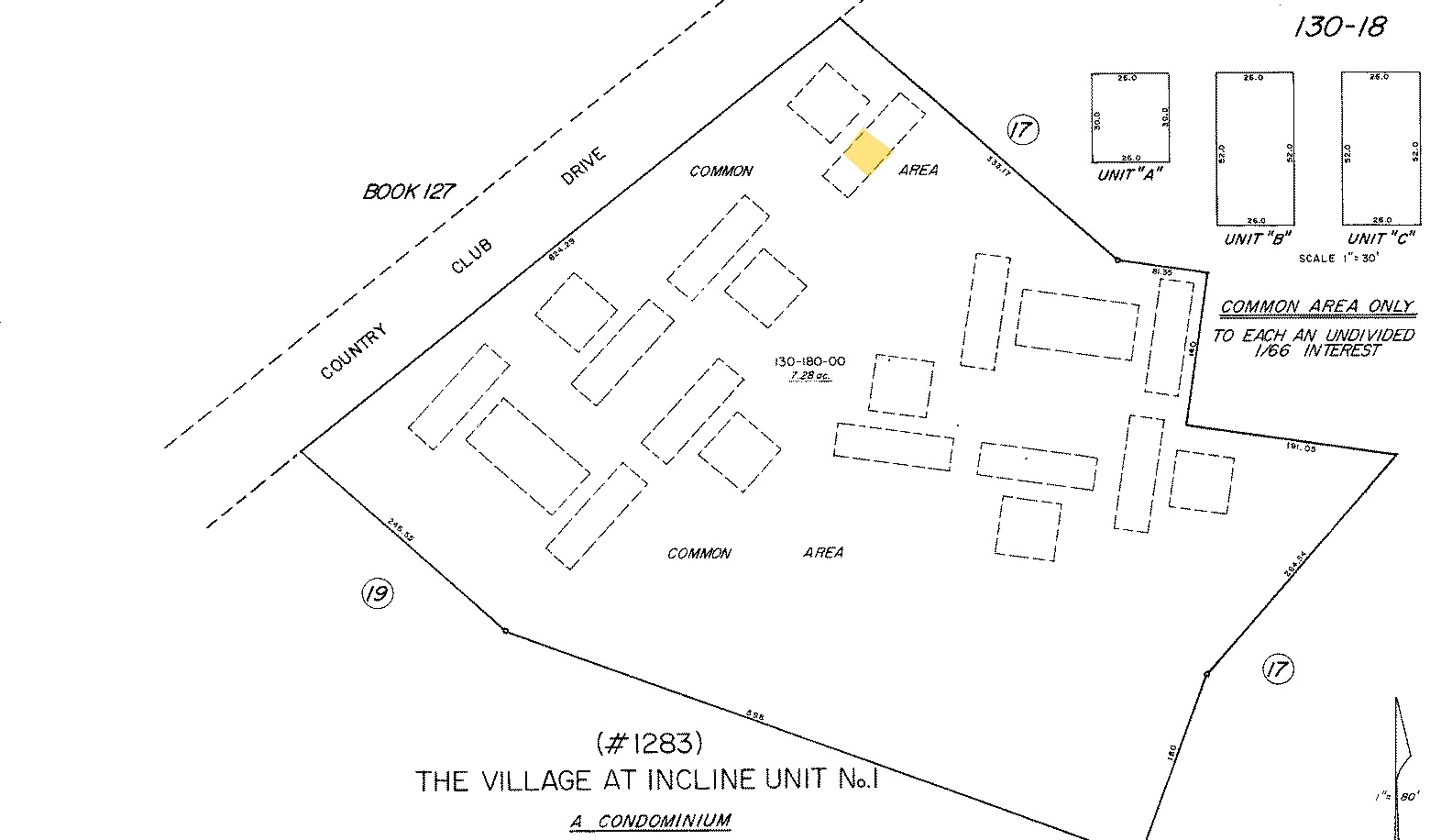 120 Country Club Dr, Incline Village, NV for lease Plat Map- Image 1 of 2