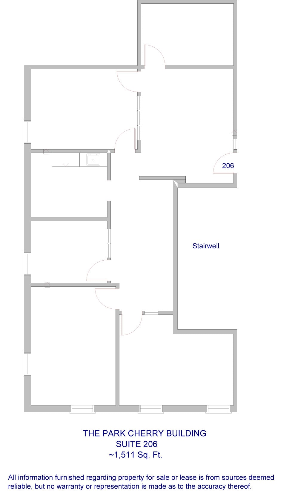 100 E Park St, Olathe, KS for lease Floor Plan- Image 1 of 11