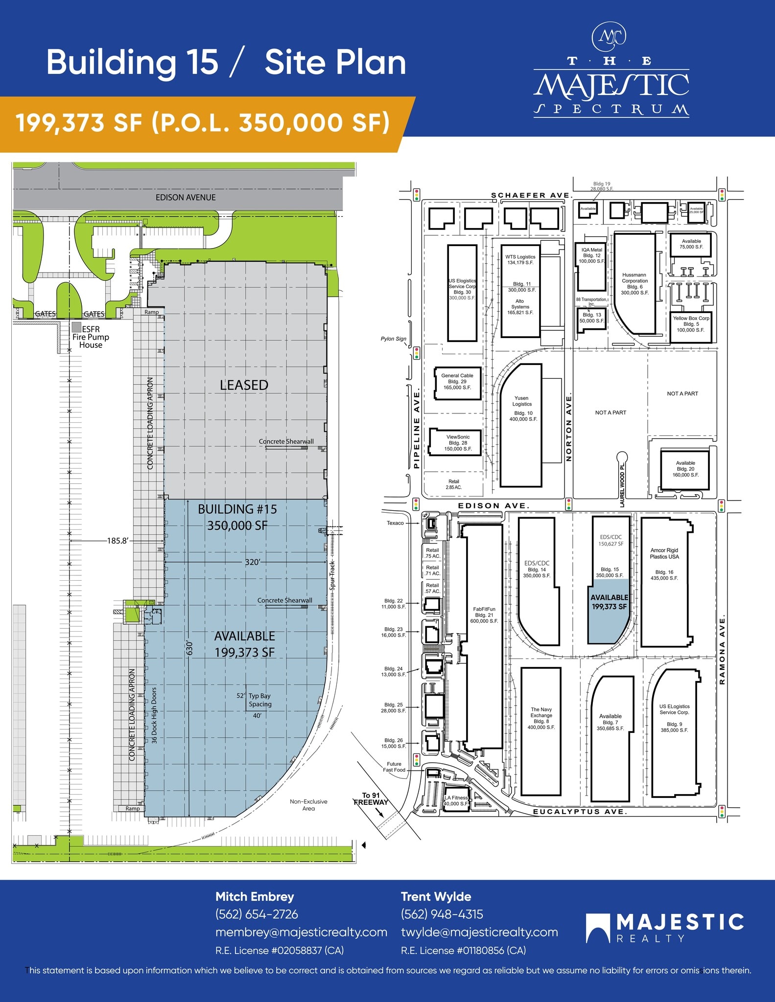 4361-4371 Edison Ave, Chino, CA for lease Site Plan- Image 1 of 1