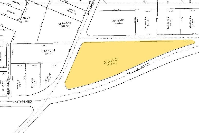 100 Freeport Rd, Butler, PA 16002 Butler Twp Land for Lease REAR