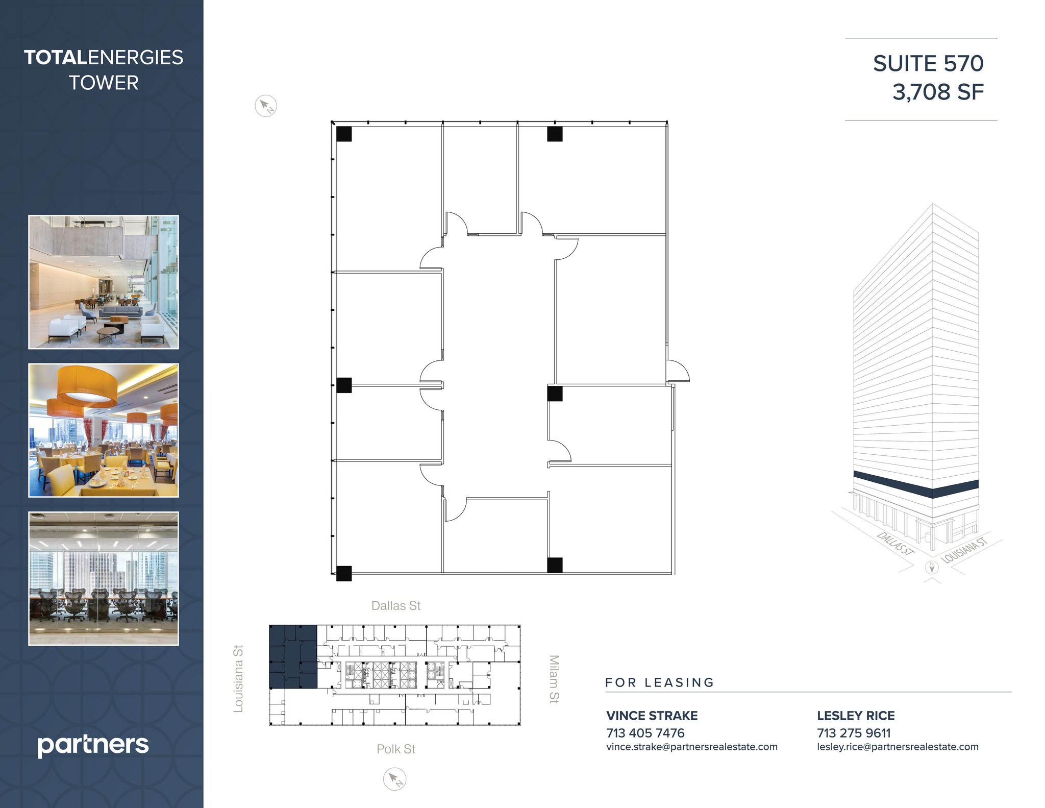 1201 Louisiana St, Houston, TX for lease Site Plan- Image 1 of 2
