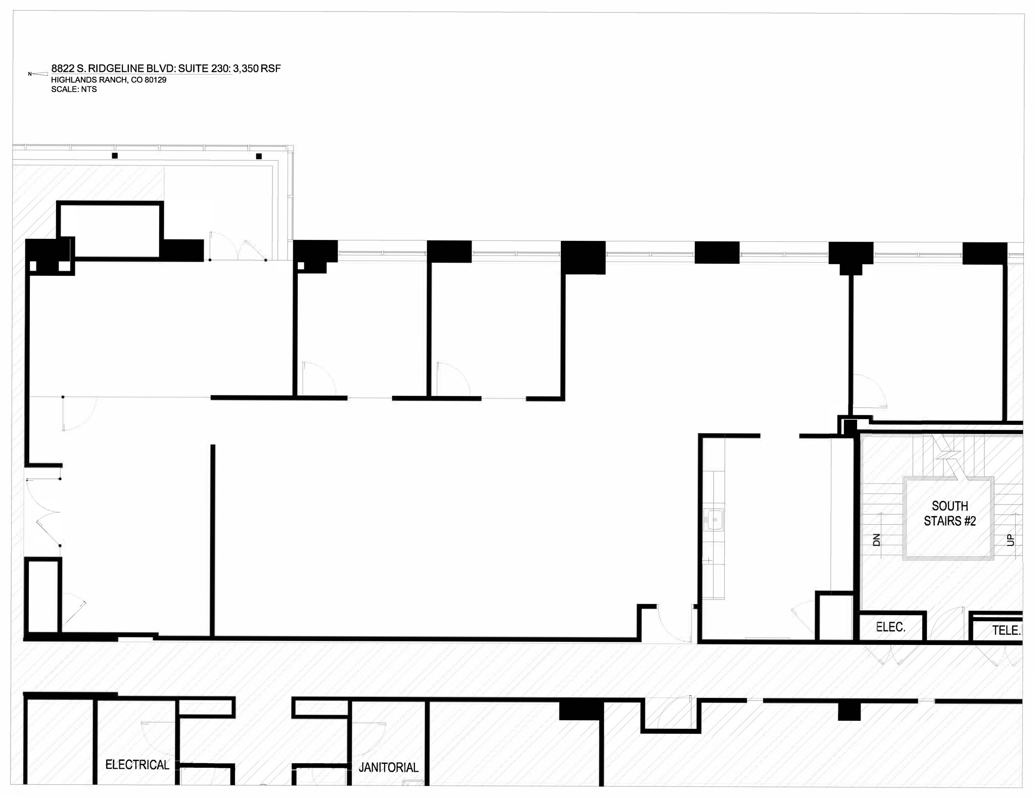 8822 S Ridgeline Blvd, Highlands Ranch, CO for lease Floor Plan- Image 1 of 1