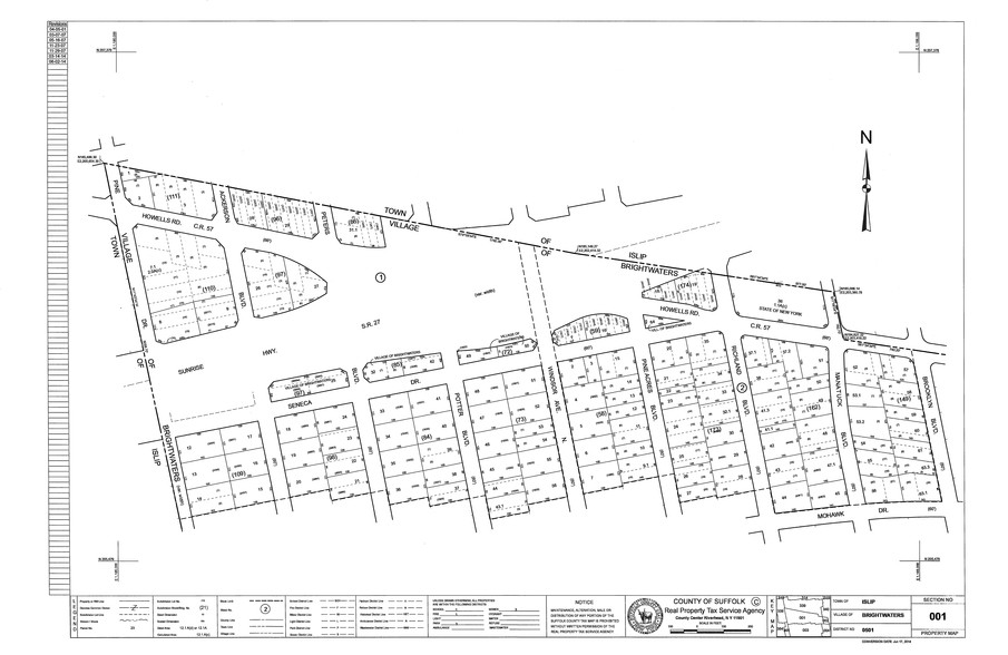 91 Howells Rd, Brightwaters, NY for lease - Plat Map - Image 2 of 8