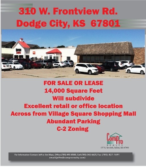 310 W Frontview St, Dodge City, KS for sale - Building Photo - Image 1 of 1