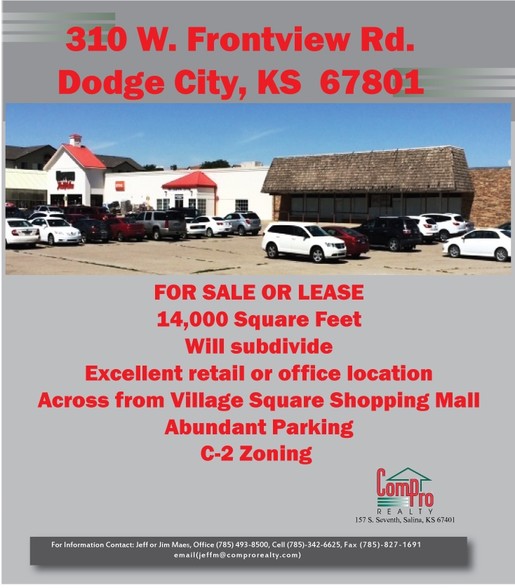 310 W Frontview St, Dodge City, KS for sale - Primary Photo - Image 1 of 1
