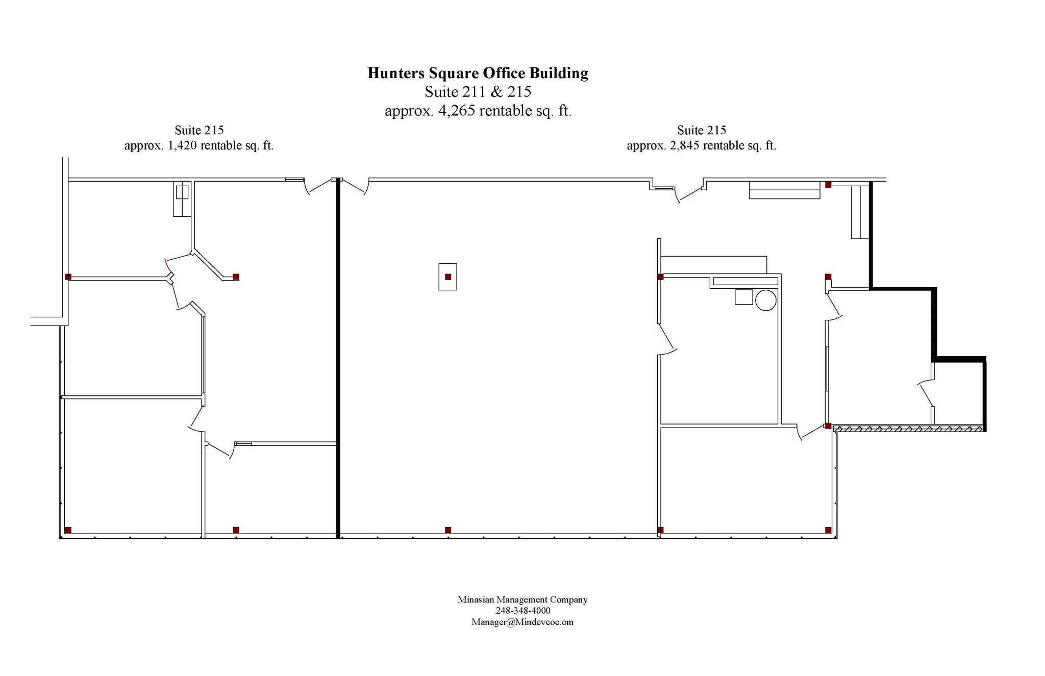 31555 W 14 Mile Rd, Farmington Hills, MI for lease Floor Plan- Image 1 of 1